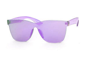 Billie Rimless Wayfarer Sunglasses