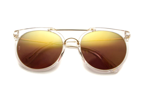 Stateline Sunglasses (Clear/Gold Mirror)