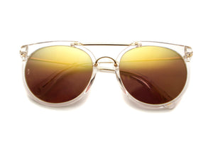 Stateline Sunglasses (Clear/Gold Mirror)