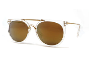 Stateline Sunglasses (Clear/Gold Mirror)