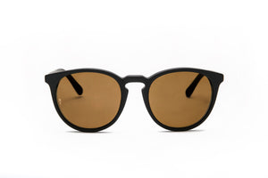 Beaumont Sunglasses (Matt Black/Bronze CZ)