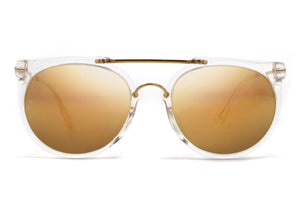 Stateline Sunglasses (Clear/Gold Mirror)