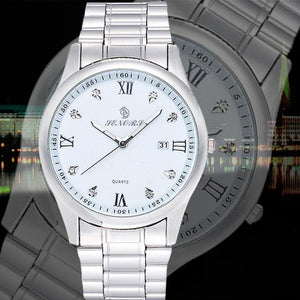 Men's Fashion Watch Stainless Steel Band Analog Quartz Wrist Watch