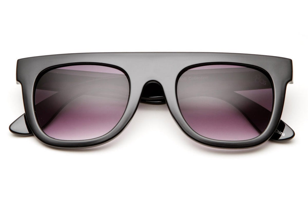 Bloc Flat Top Wayfarer Sunglasses